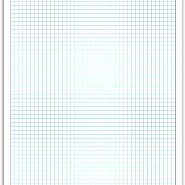- 11x17 Graph Paper Pad, for Blueprint Drawings, Drafting, Engineering and Planning, with Header for documentation. Quadrille Grid Paper Pads with Blue Lines, high Brightness, 50 Sheets per pad (1 Pad)