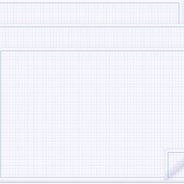 3 Pads 11X17 Inches Graph Paper, Large Grid Paper, Two Side Drafting Paper, Architect Graph Paper, Blueprint Paper(4 Squares Per Inch, 50 Sheets Each Pad)
