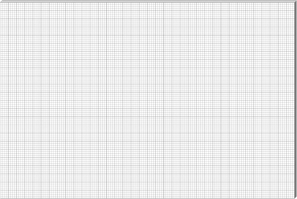 25 Sheet Graph Paper Pad 24" x 36" Large Graph 1" and 1/4" Ruled Grid Paper for Engineer Architect Designer Mathematician Draftsmen Sketch House Commercial Building Plan Drafting(White)